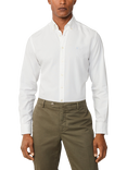 Hackett London Cotton Tailored Fit Brompton Button-Down Collar Shirt, White