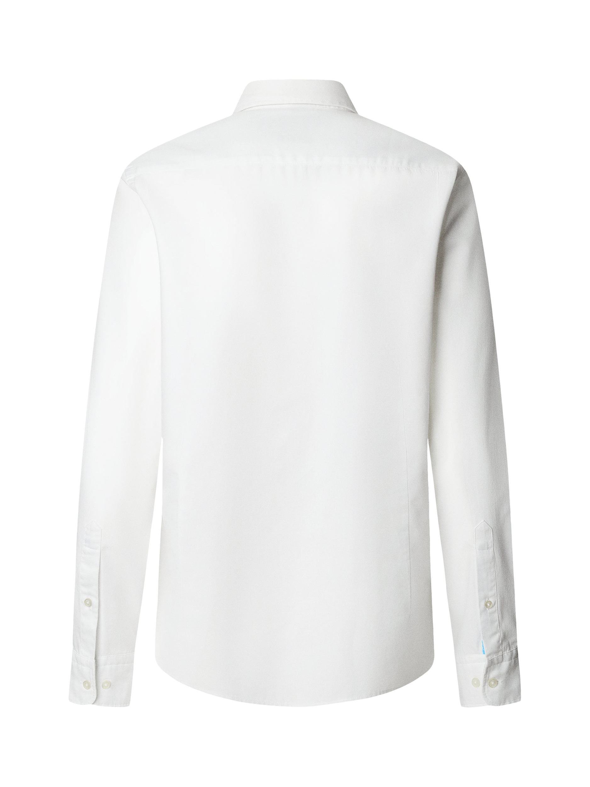 Product image 7 of 7, which shows Hackett London Cotton Tailored Fit Brompton Button-Down Collar Shirt, White, XS
