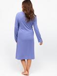 Cyberjammies Lace Trim Jersey Long Sleeve Nightdress, Lilac