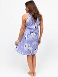 Cyberjammies Floral Lace Detail Swing Nightdress, Lilac