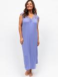 Cyberjammies Lace Panel Jersey Maxi Nightdress, Lilac