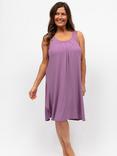 Cyberjammies Lace Trim Jersey Nightdress, Mauve