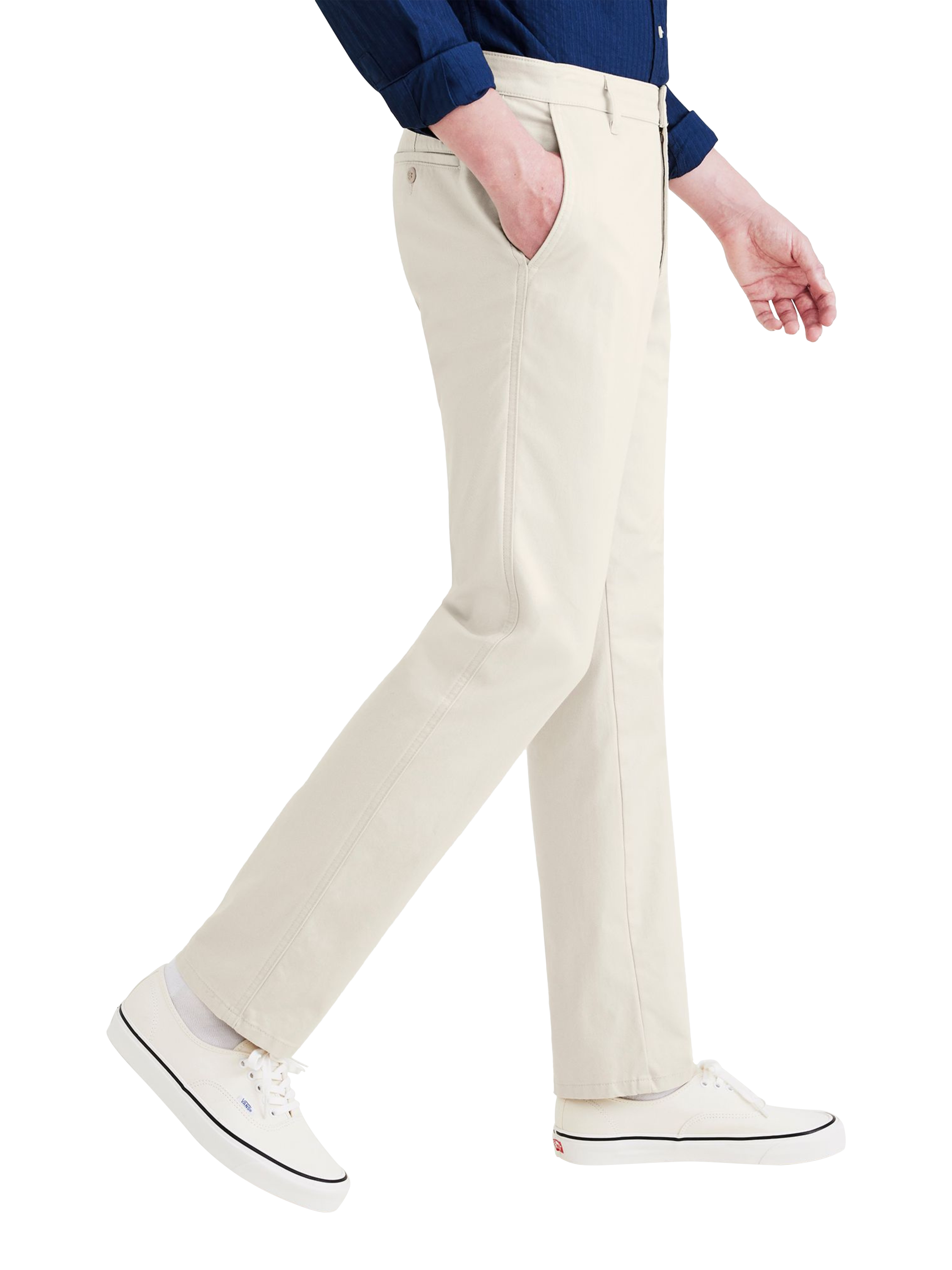 Product image 3 of 3, which shows Dockers Slim Fit Original Chinos, Beige/Khaki, W30/L32