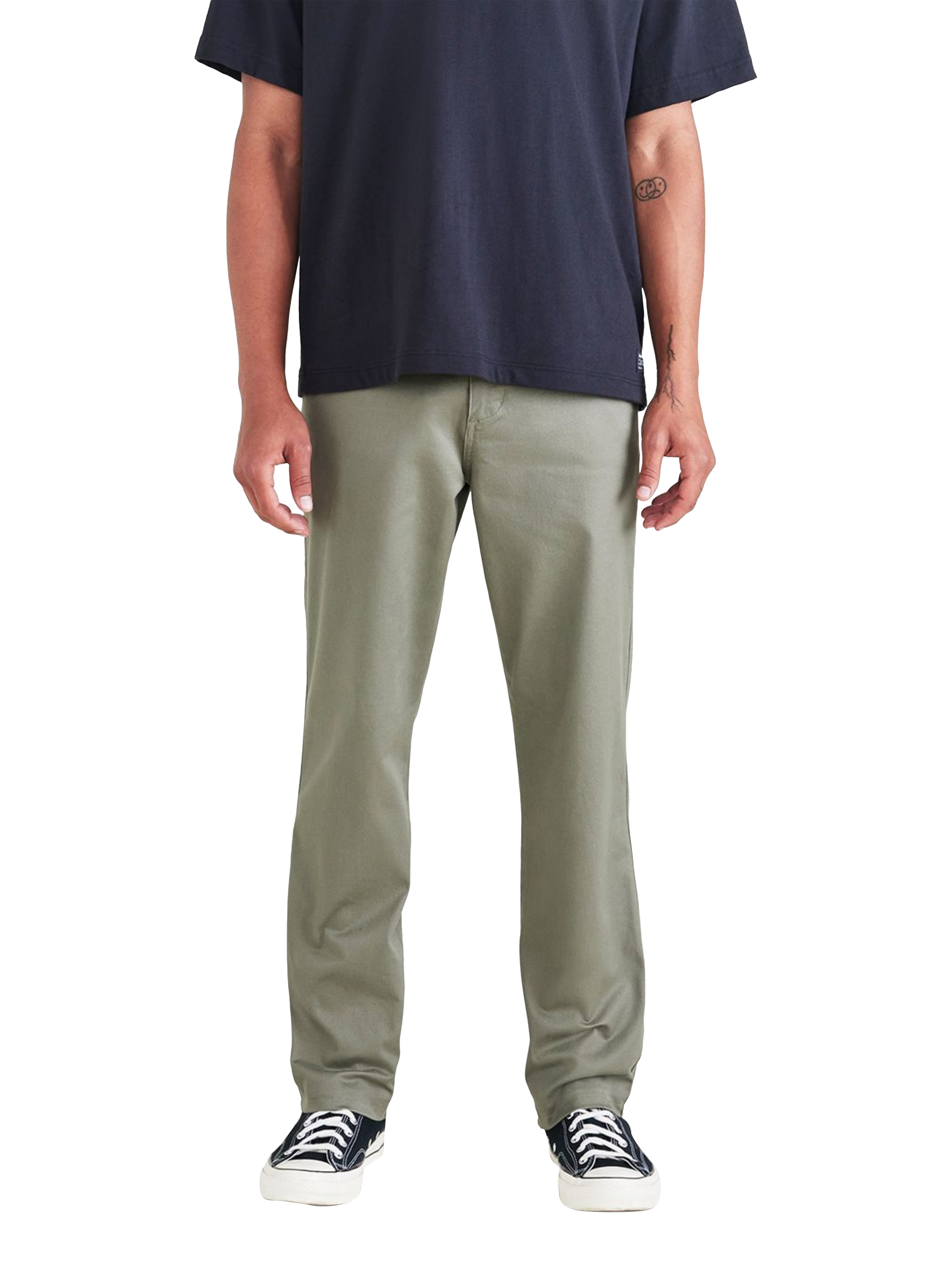 Product image 1 of 3, which shows Dockers Slim Fit Original Chinos, Green, W30/L32