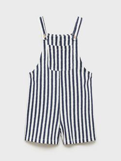 Mango Kids' Biarritz Dungarees, Navy