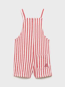 Mango Kids' Biarritz Dungarees - view 2, Bright Red