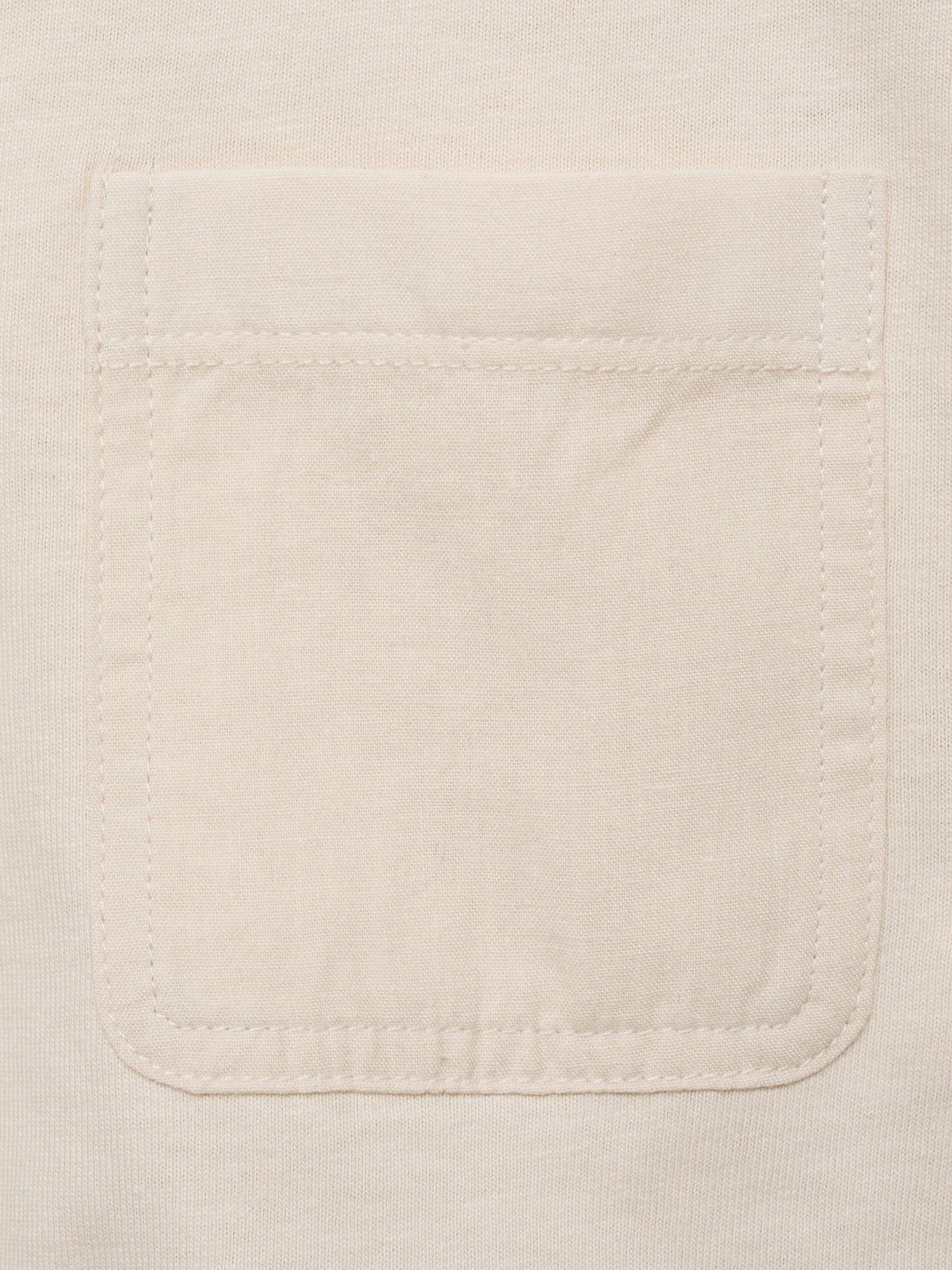 Product image 5 of 7, which shows Mango Kids' Jump Short Dungarees, Natural White, 12-18 months