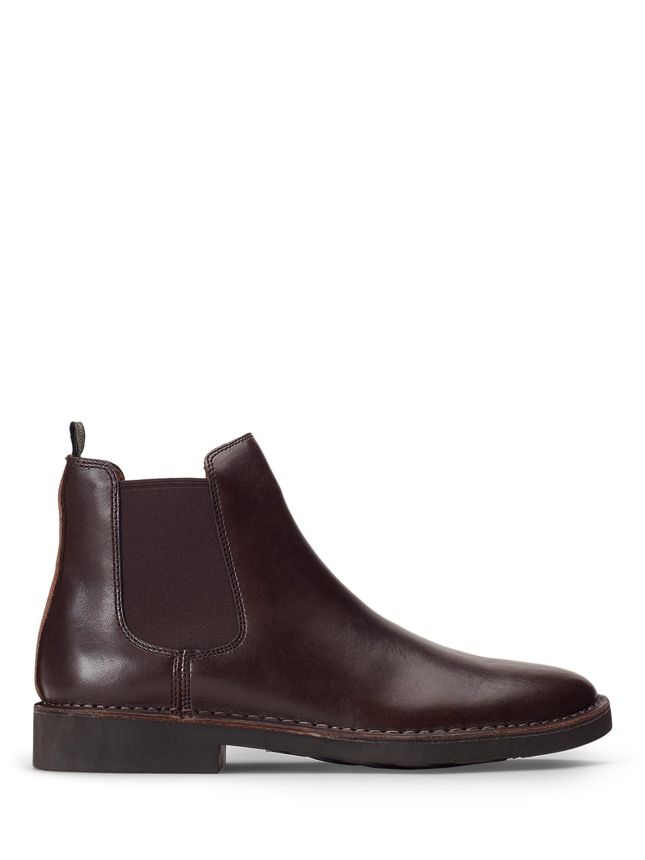 Ralph Lauren Talan Leather Chelsea Boots, Brown
