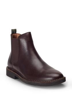 Ralph Lauren Talan Leather Chelsea Boots, Brown - view 2, Brown
