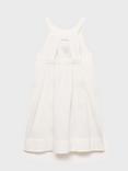 Mango Kids' Chloe A-Line Dress, Natural White
