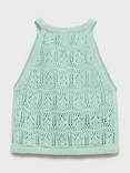 Mango Bali Kids' Cotton Vest, Aqua