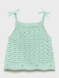 Mango Kids' Gili Cami Top, Aqua