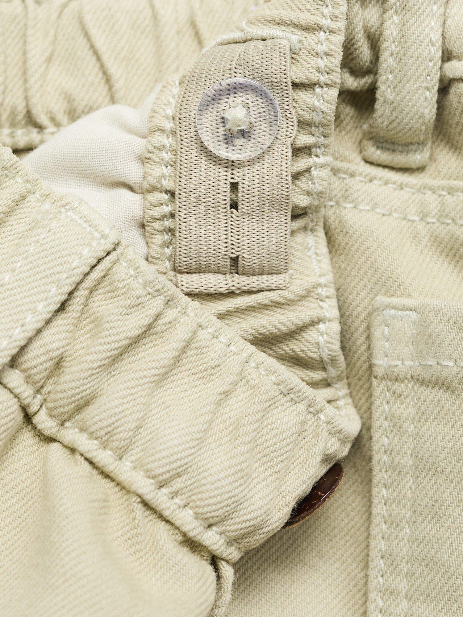 Product image 4 of 5, which shows Mango Kids' Amanda Cotton Shorts, Green, 4-5 years