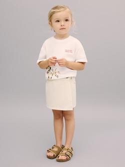 Mango Kids' Larisa Short Skort, Natural White, Natural White