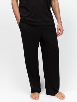 Cyberjammies Cotton Modal Blend Pyjama Bottoms, Black, Black