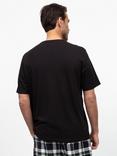 Cyberjammies Crew Neck Jersey Pyjama Top, Black