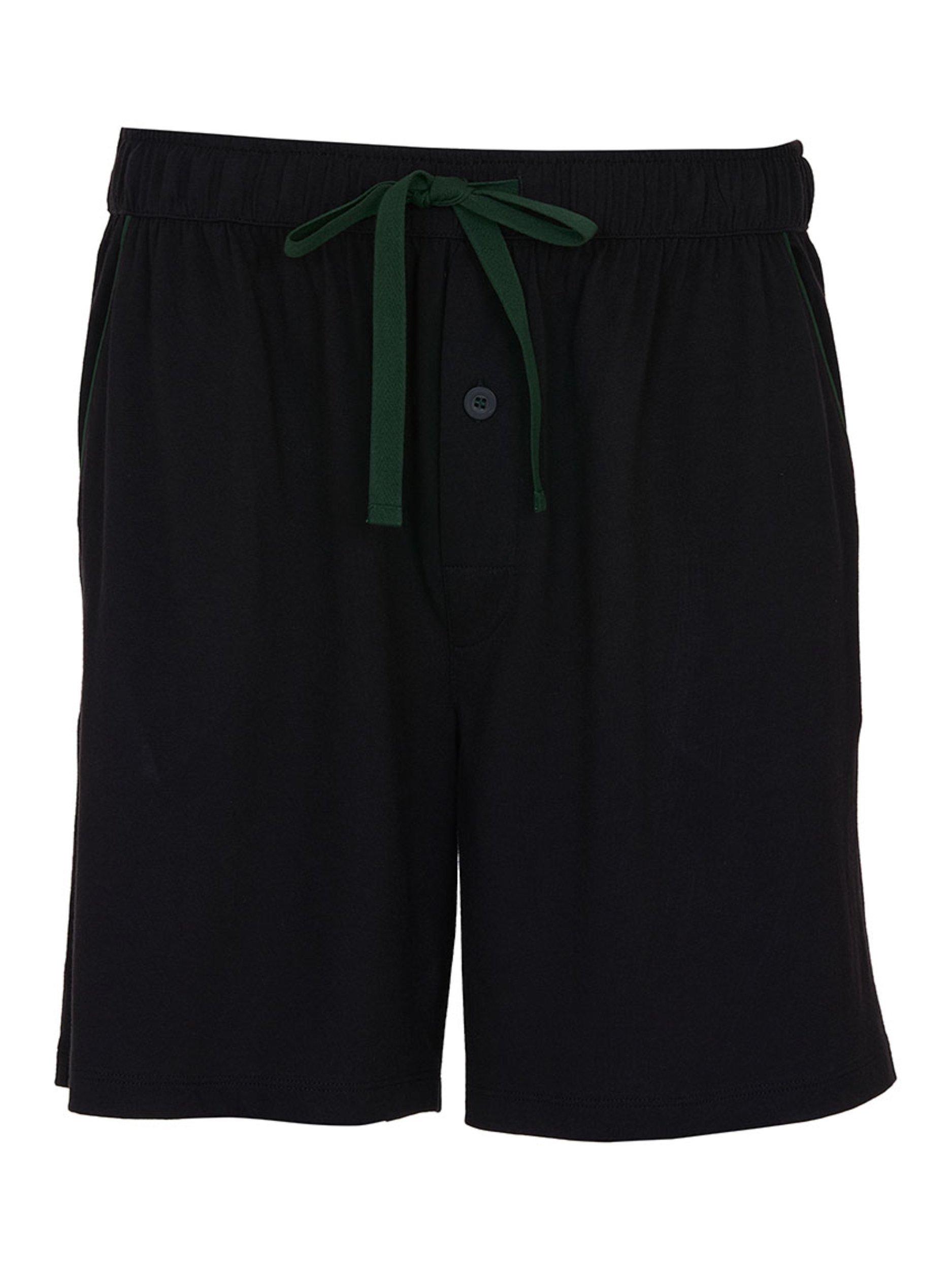 Product image 4 of 4, which shows Cyberjammies Cotton Modal Blend Pyjama Shorts, Black, S