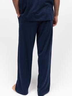 Cyberjammies Cotton Modal Blend Pyjama Bottoms, Navy - view 2, Navy