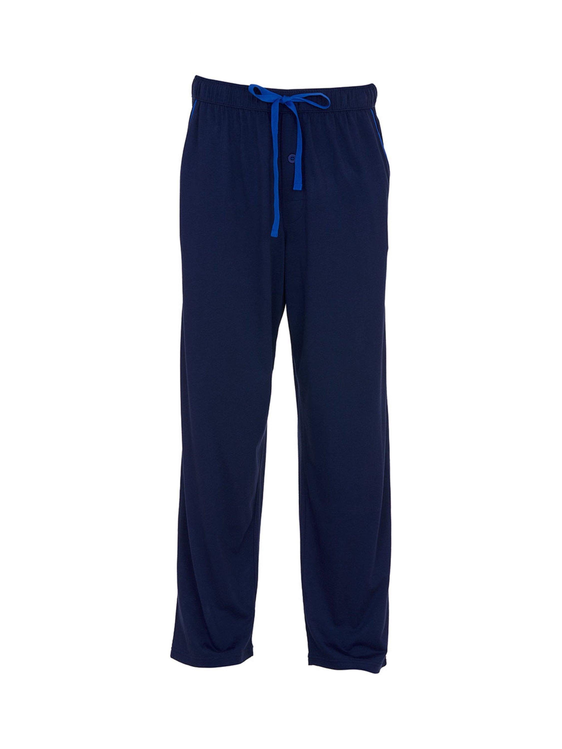 Product image 4 of 4, which shows Cyberjammies Cotton Modal Blend Pyjama Bottoms, Navy, S