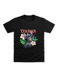 Brand Threads Kids' Lilo & Stitch Movie T-Shirt, Black