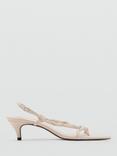 Mango Astrid Kitten Heeled Buckle Strappy Sandals