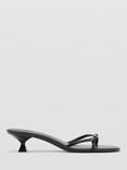Mango Celeste Heeled Sandal, Black