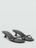 Mango Celeste Heeled Sandal, Black