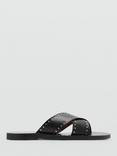 Mango Billy Sandals, Black