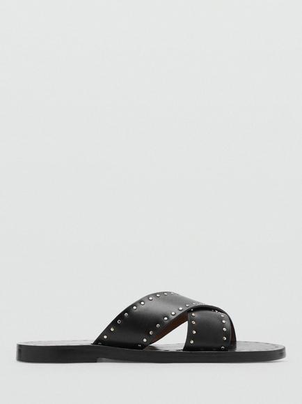 Mango Billy Sandals, Black, Black