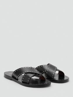 Mango Billy Sandals, Black - view 2, Black