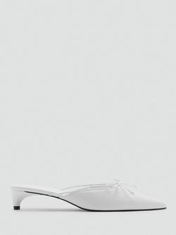 Mango Nil Pointed Court Shoes, White
