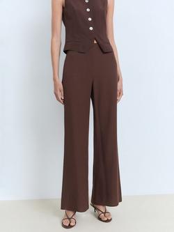 Mango Nina Trousers, Brown