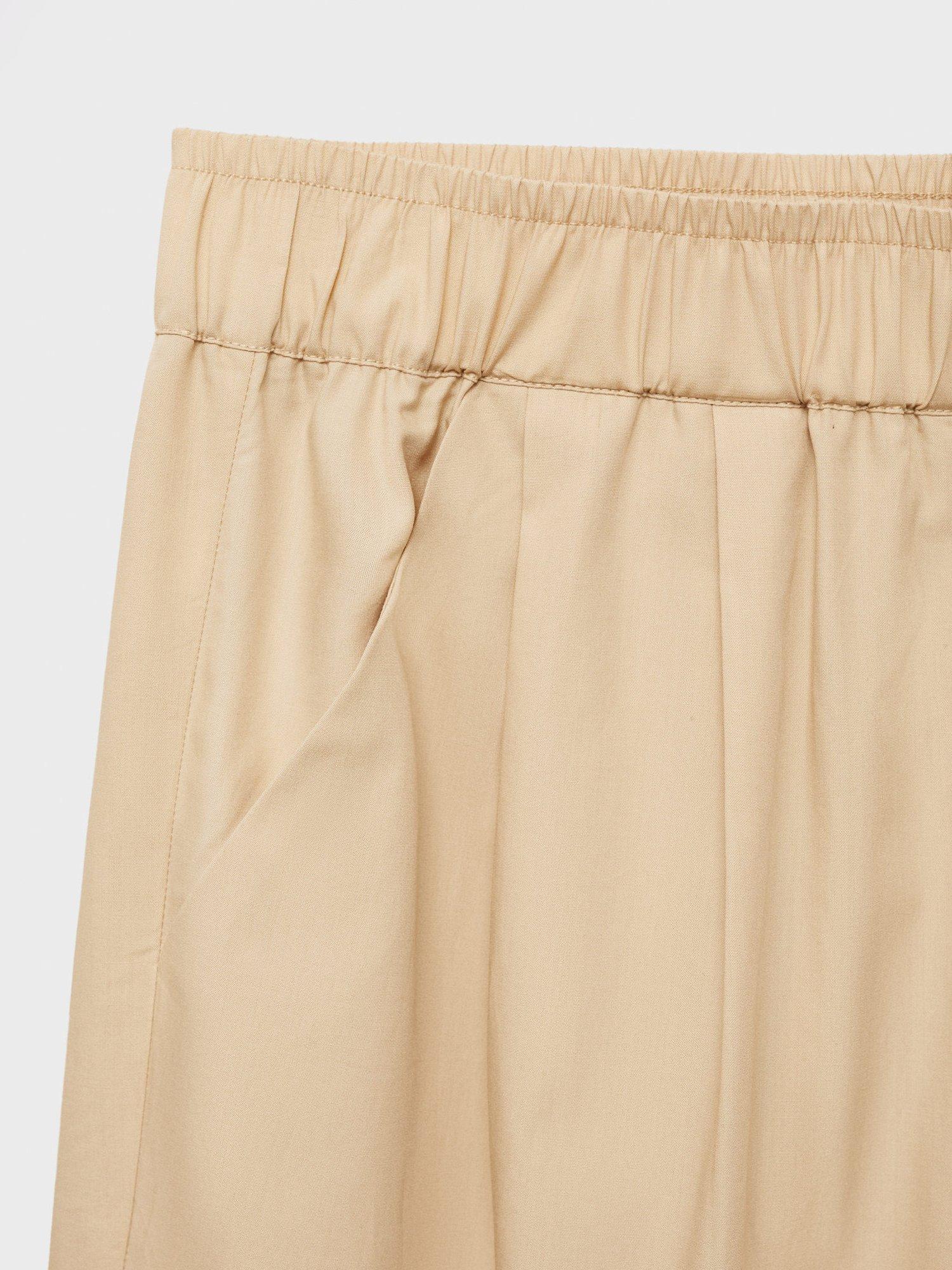 Product image 8 of 8, which shows Mango Tomy-H Cotton Blend Trousers, Medium Brown, L