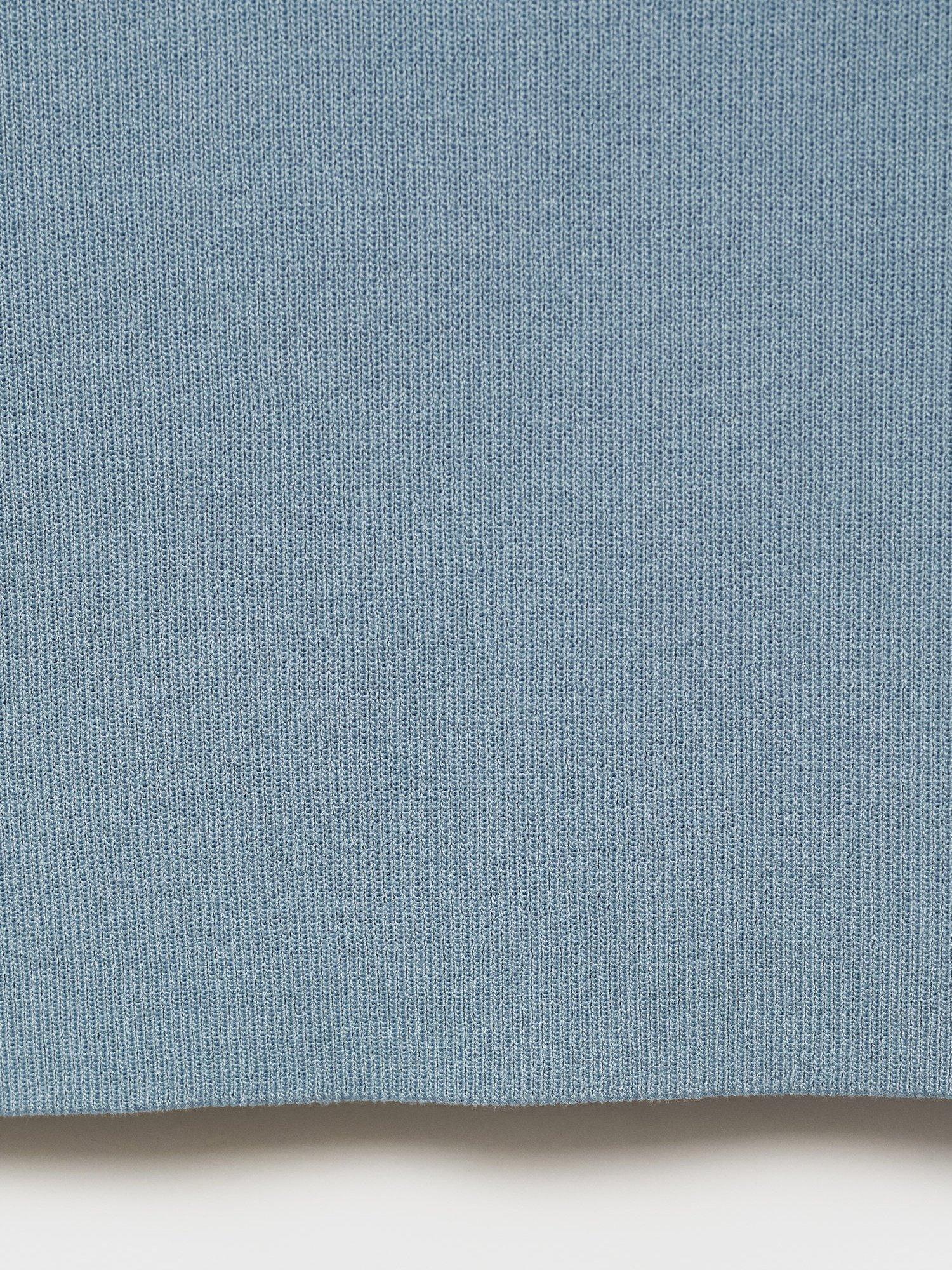 Product image 5 of 7, which shows Mango Susan-H Scoop Neck Top, Medium Blue, L