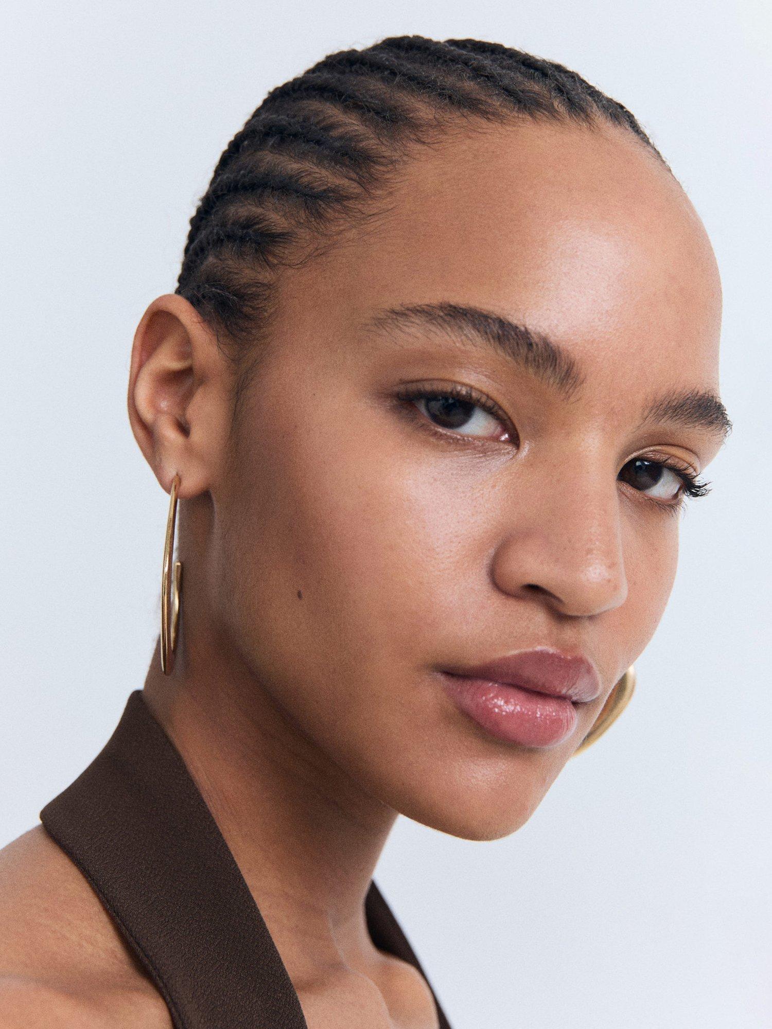 Product image 6 of 7, which shows Mango Brigitte Halter Neck Top, Brown, L