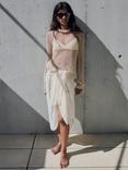 Mango Jack Crochet Jumper, Natural White