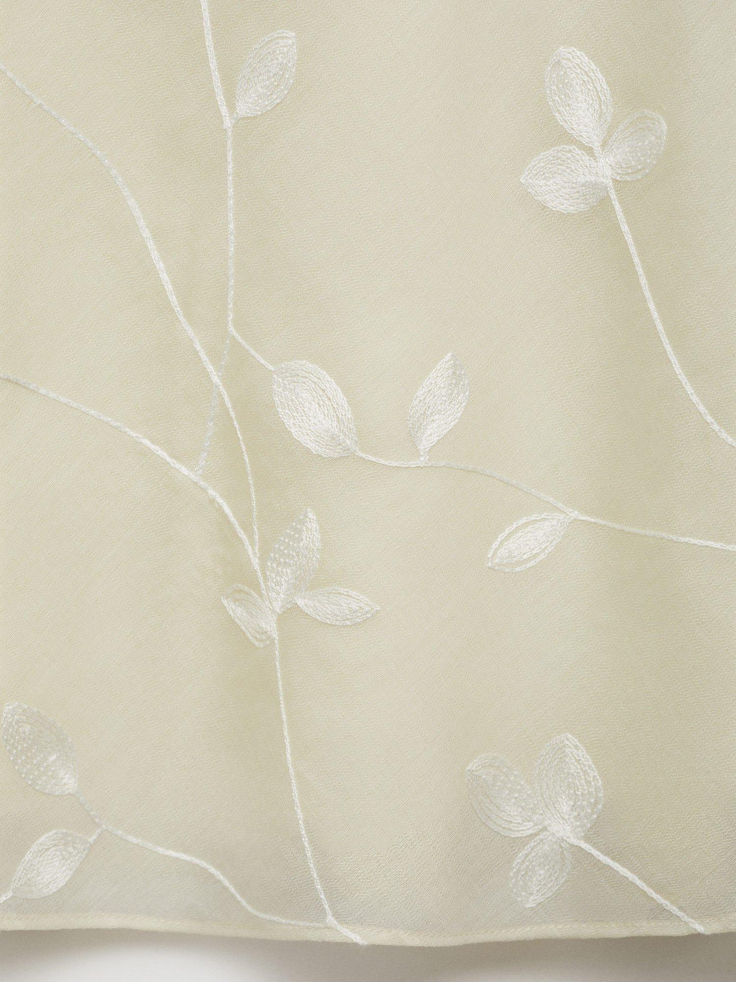 Product image 5 of 7, which shows Mango Tania-H Embroidered Midi Skirt, Natural White, L