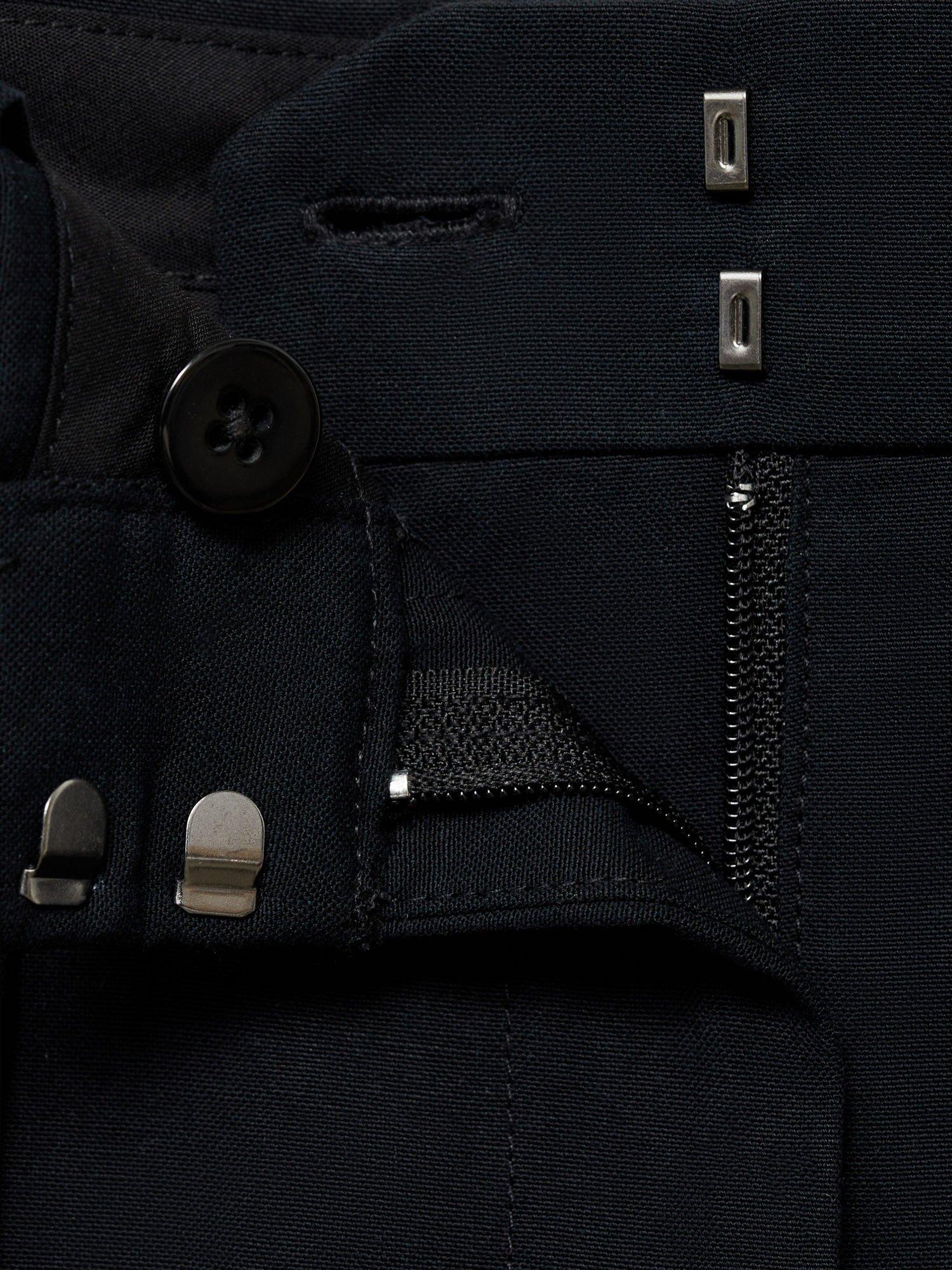 Product image 8 of 8, which shows Mango Greta Pleat Tailored Shorts, Black, 16