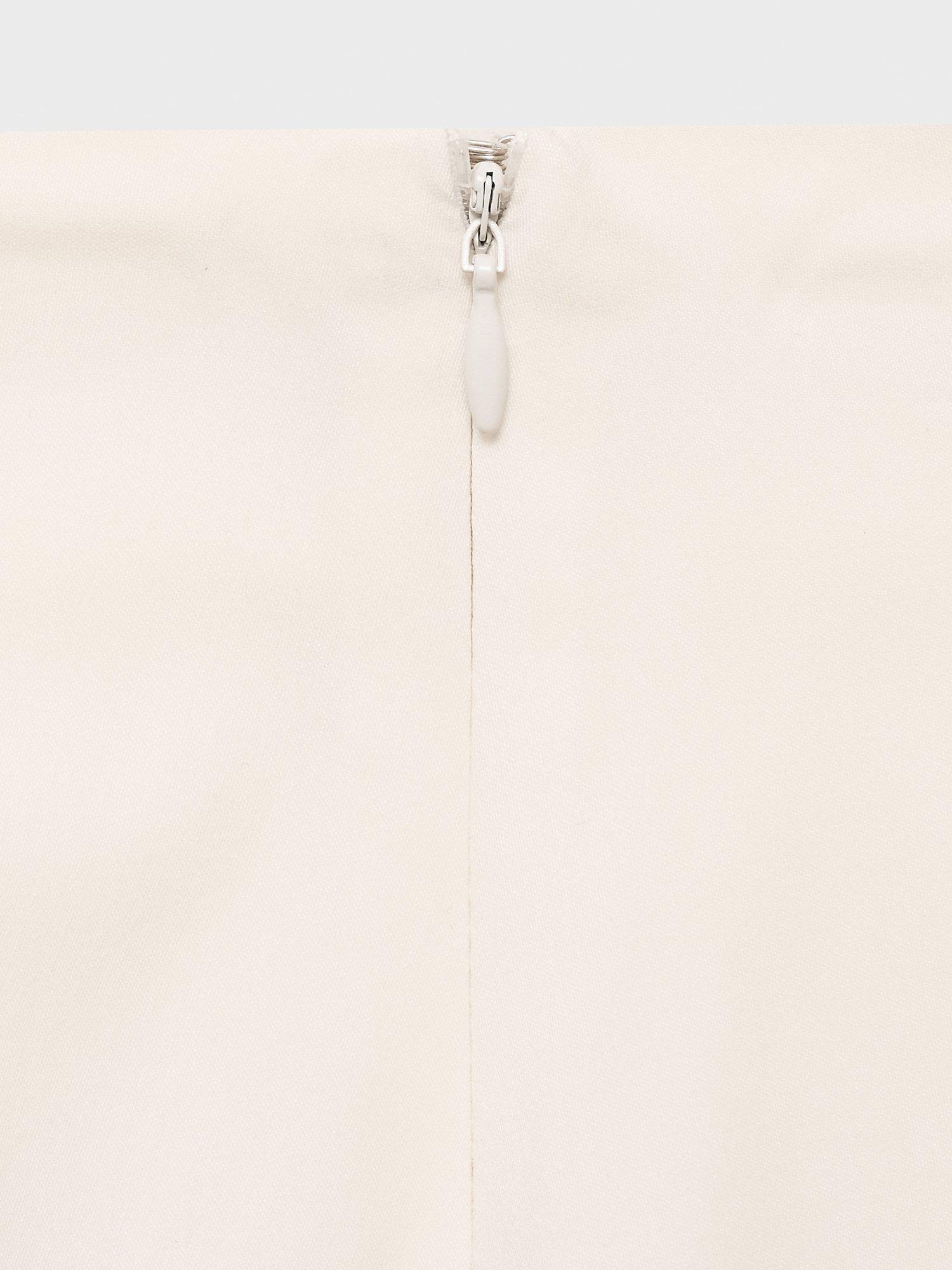 Product image 5 of 8, which shows Mango Globe Long Balloon Skirt, Natural White, L