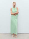 Mango Laguna Linen Blend Straight Skirt, Green