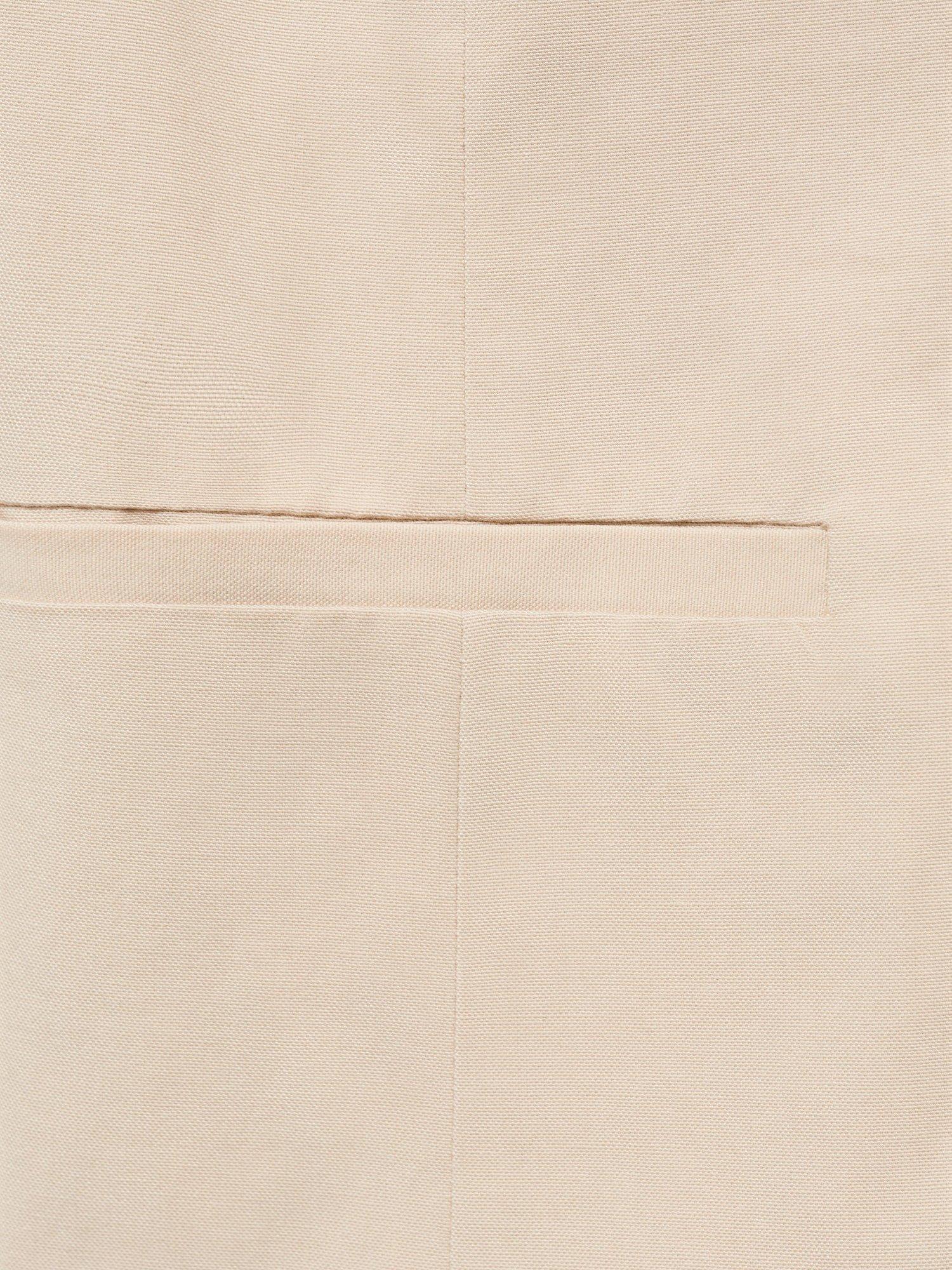 Product image 5 of 8, which shows Mango Greta Longline Waistcoat, Light Beige, XXS