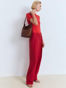 Mango Basic Jumper - view 2, Red