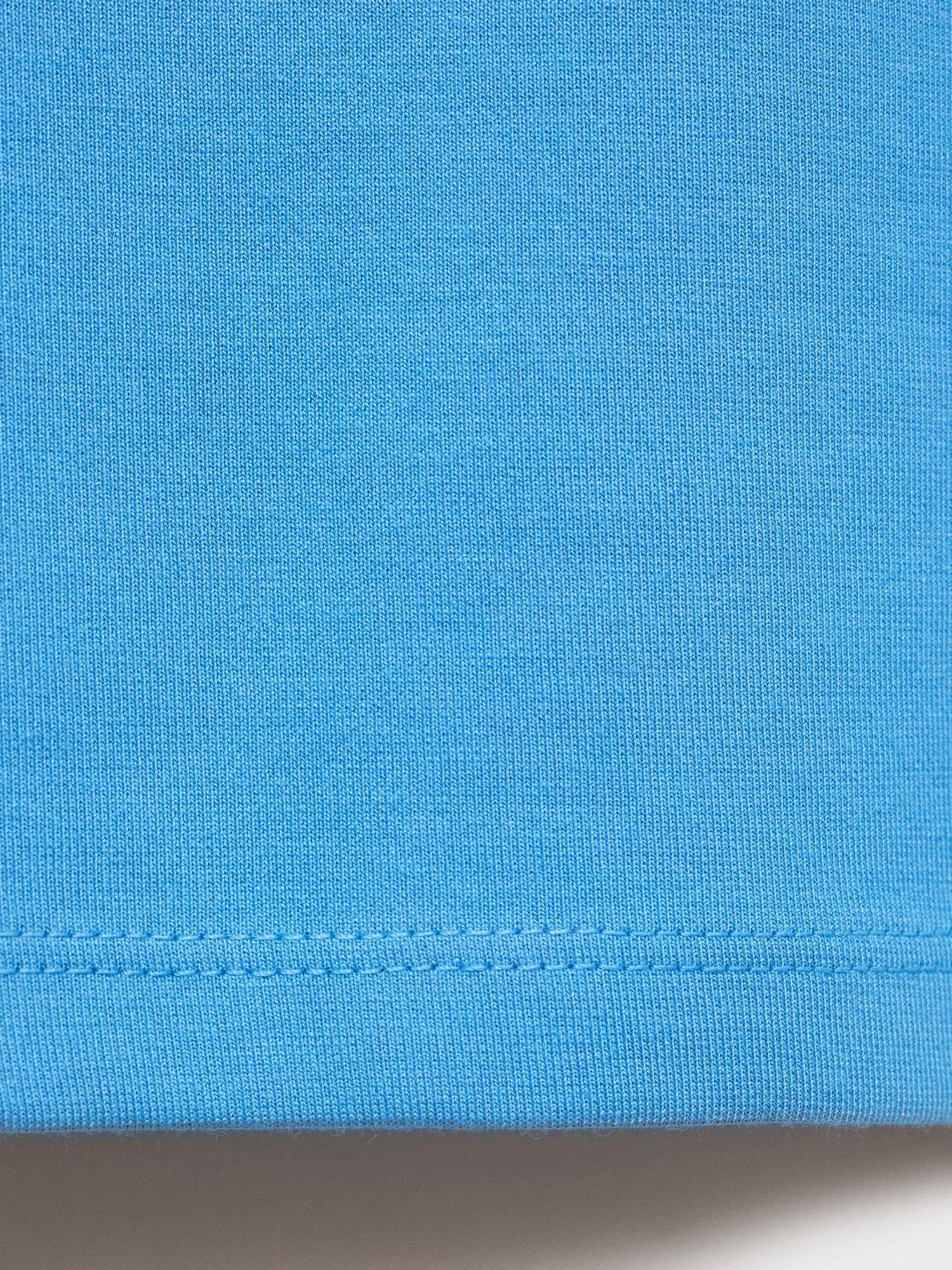 Product image 8 of 8, which shows Mango Bowser Bodycon Midi Dress, Medium Blue, 6