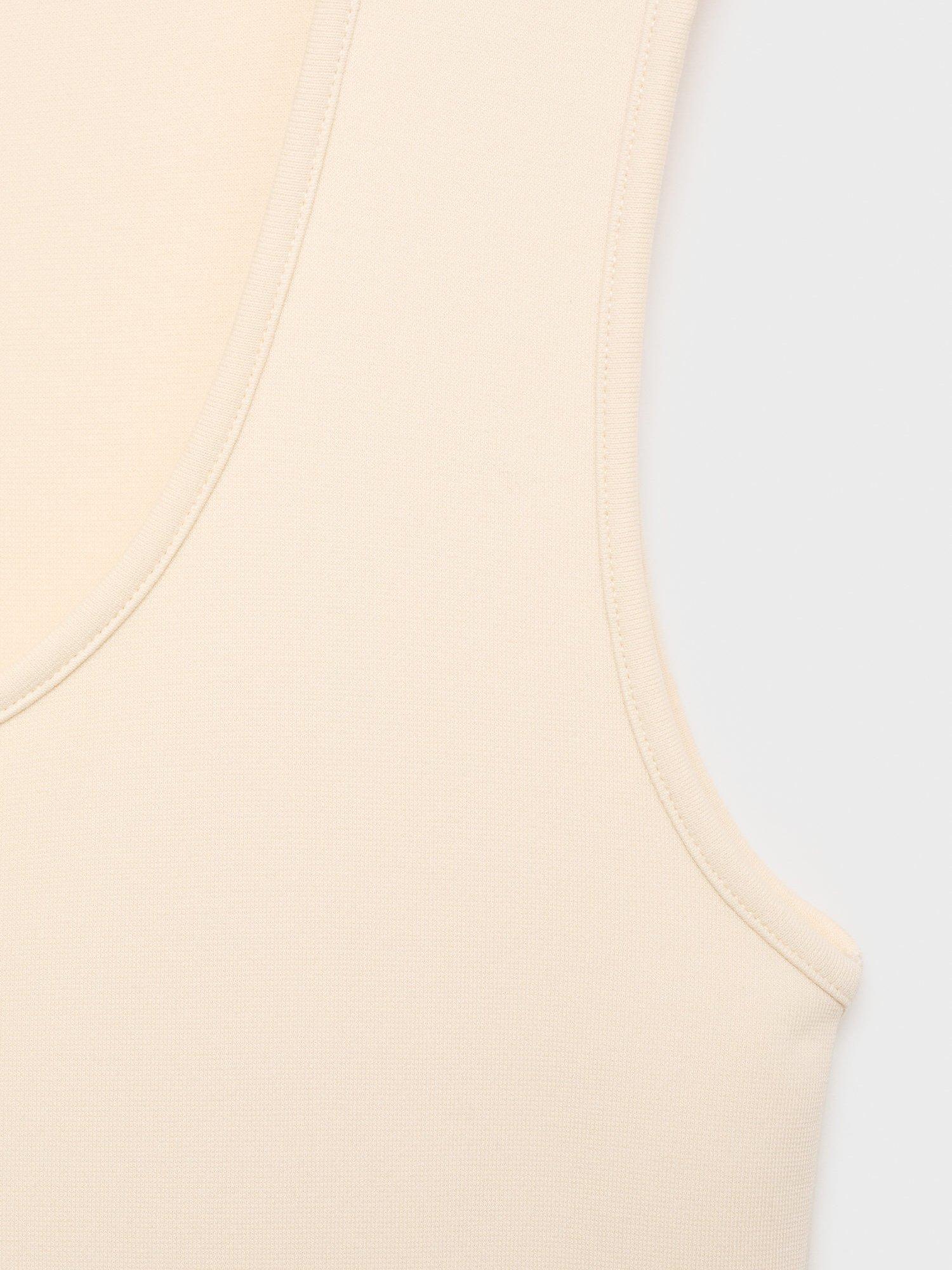 Product image 9 of 9, which shows Mango Bowser Bodycon Midi Dress, Natural White, 6