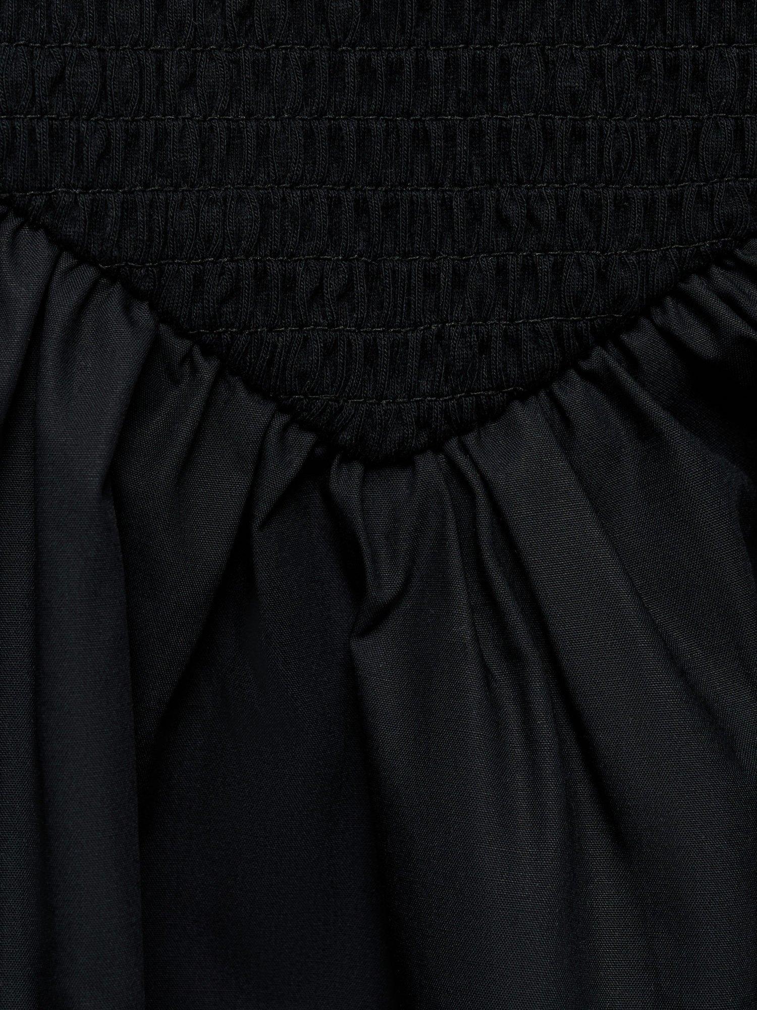 Product image 5 of 8, which shows Mango Donkey Gathered Mini Dress, Black, 10