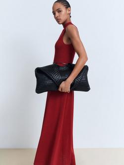 Mango Lucrecia Knit Sleeveless Dress - view 2, Red