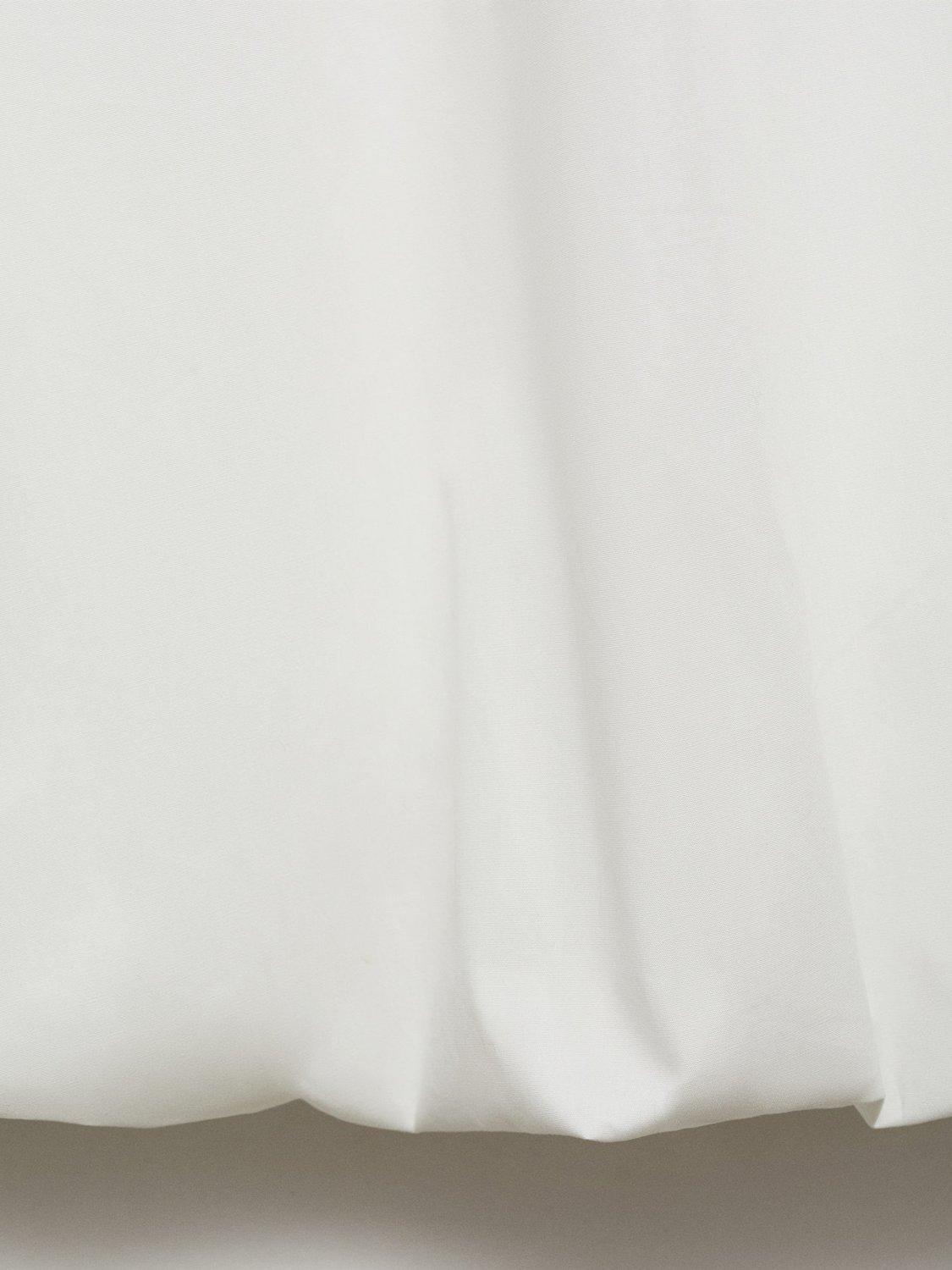 Product image 5 of 7, which shows Mango Luigi Cotton Blend Balloon Effect Strapless Dress, Black, 10