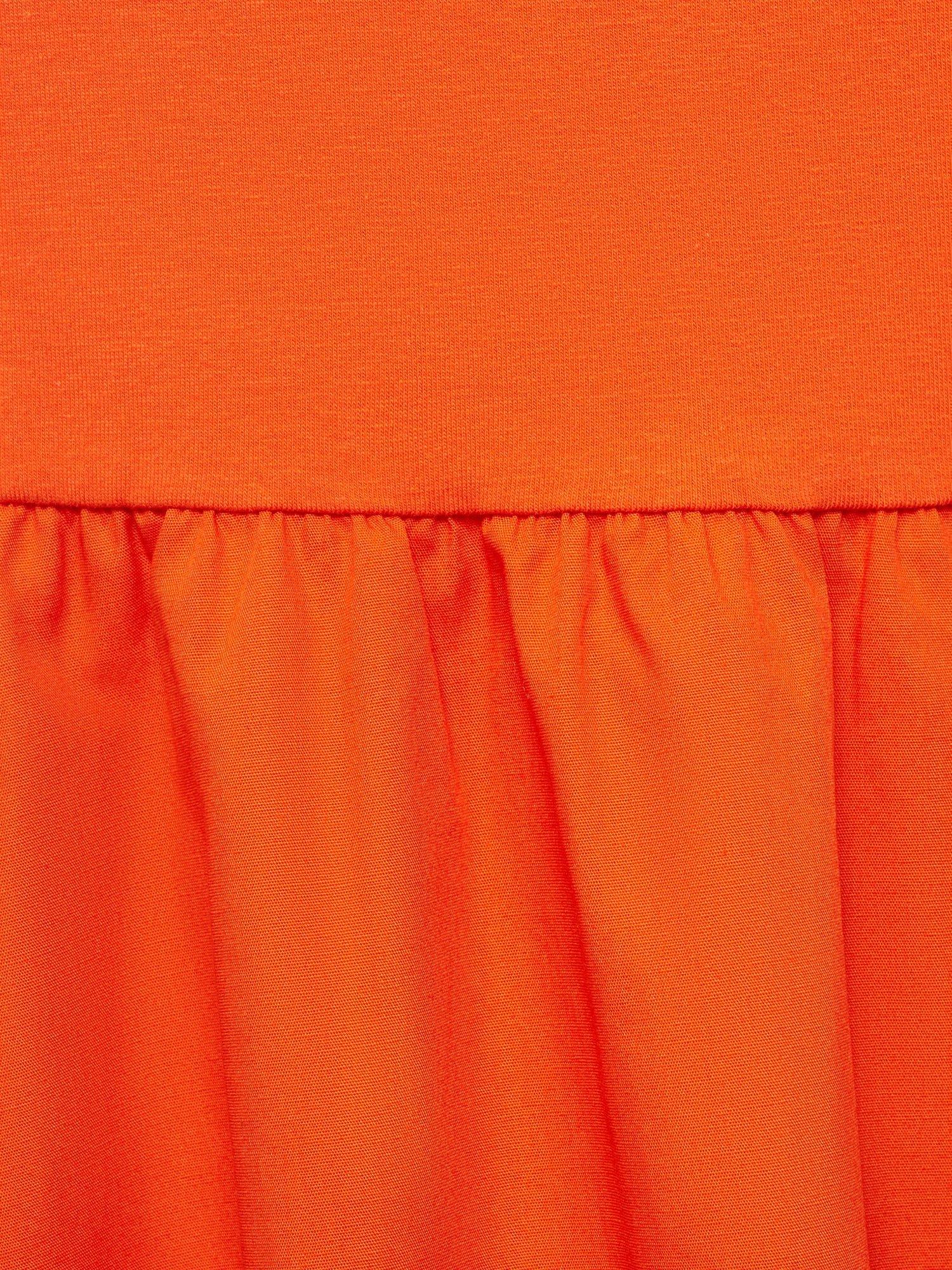 Product image 6 of 6, which shows Mango Luigi Strapless Maxi Dress, Orange, 8