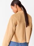 Whistles Petite Short Trench Jacket, Neutral