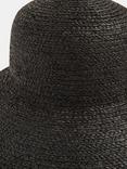 Whistles Wide Brim Straw Hat, Black